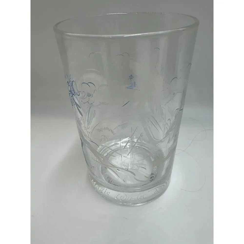 Vintage 1996 Disney World 25th Anniversary Goofy Remember the Magic Glass